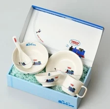 Thomas Baby Tableware Children's Tableware 5-Piece Set Lunch Plate Japan New