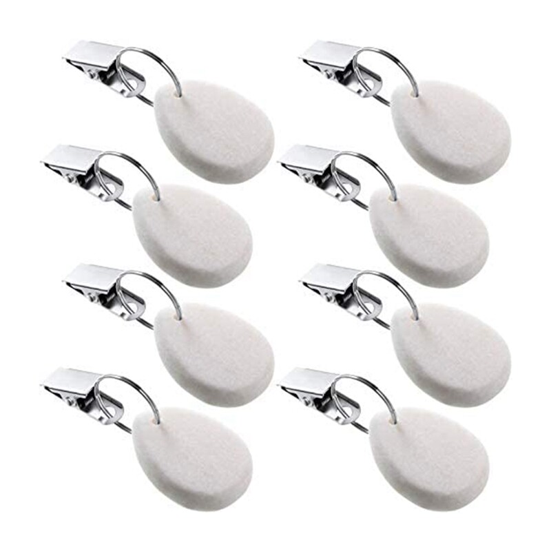 8Pcs Tablecloth Weights Teardrop Table Cover Weights Metal Clip