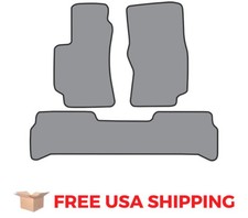 Fits 1988-1990 Toyota Land Cruiser 2pc Frts 1pc Rr Floor Mat Nylon