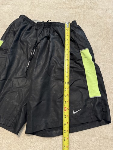 Nike Shorts Men’s Medium Black Running 9” DRI-FIT Pockets Lined - Picture 3 of 7
