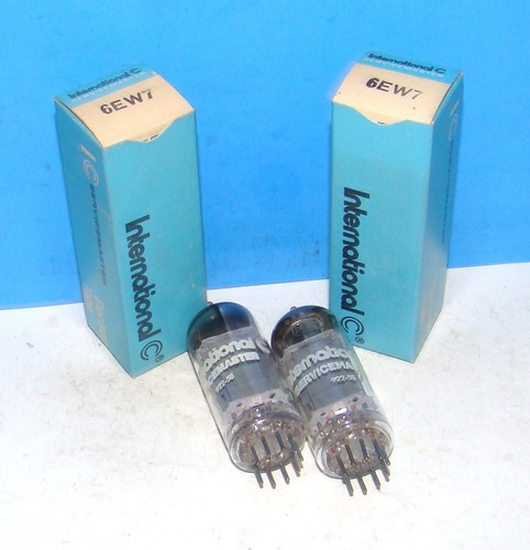 6EW7 NOS International radio audio electron vacuum tubes 2 valves tested Japan - Picture 3 of 3