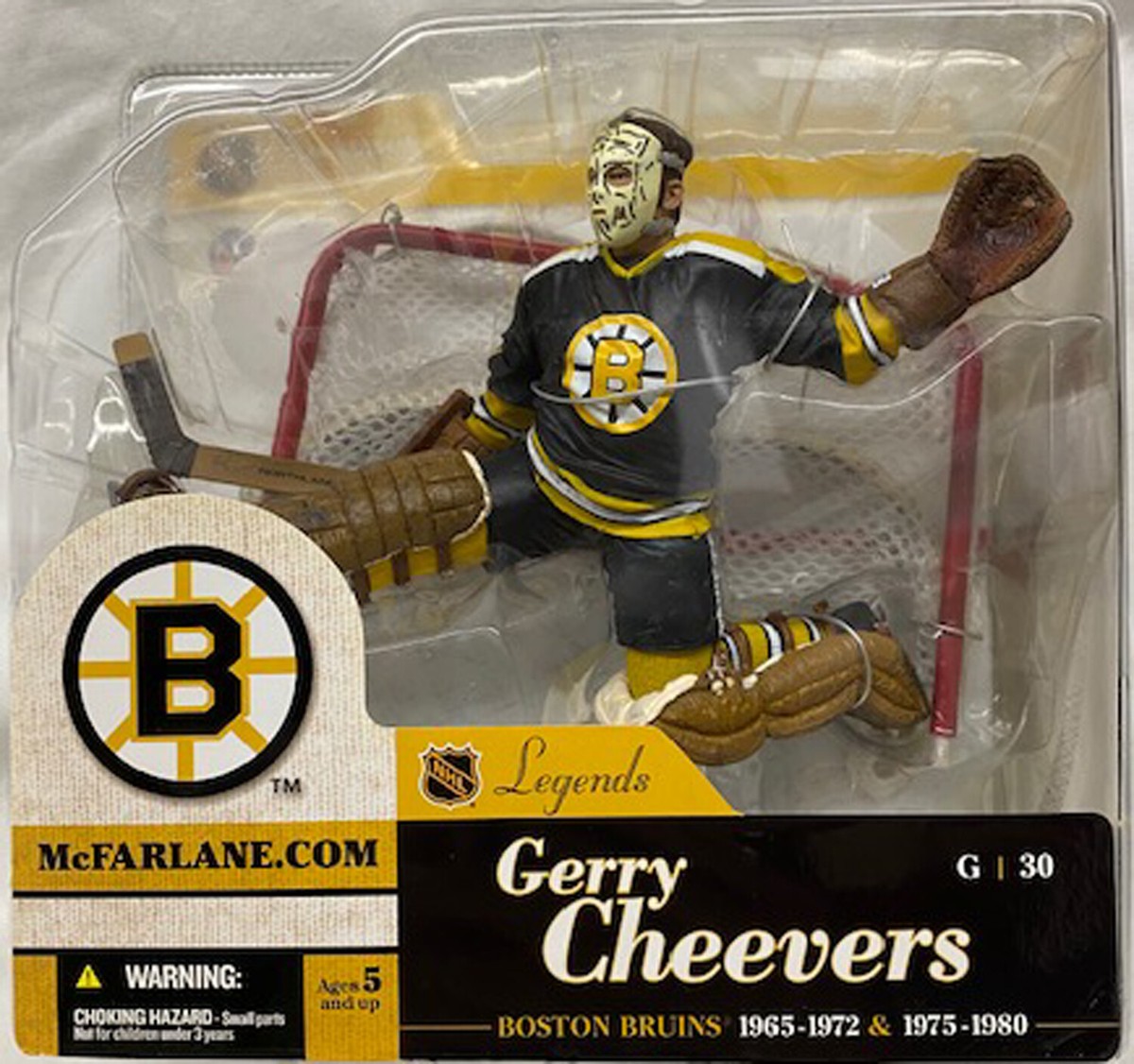 MCFARLANE - NHL - Gerry Cheevers - Bruins - Legends 1 | eBay