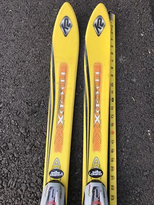 K2 スキー板 イエロー K2 MODX Junior Skis 125 cm With Marker M1.1 Biotech Logic Bindings