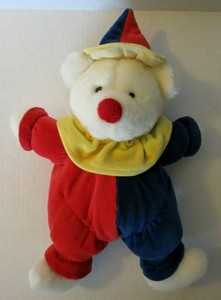 clown teddy bear