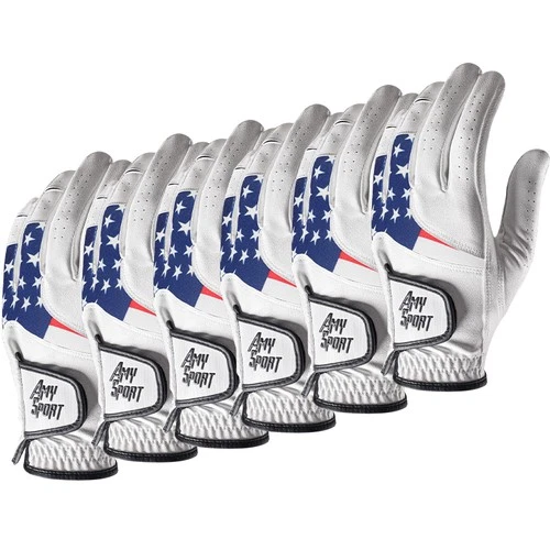 Men’s Golf Gloves 6 Pack for Left Hand, All Weather Grip with Soft Comfortable