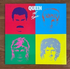 Queen Hot Space LP Album Vinyl Record 1982 EMA 797 EMI - EX/EX Under Pressure