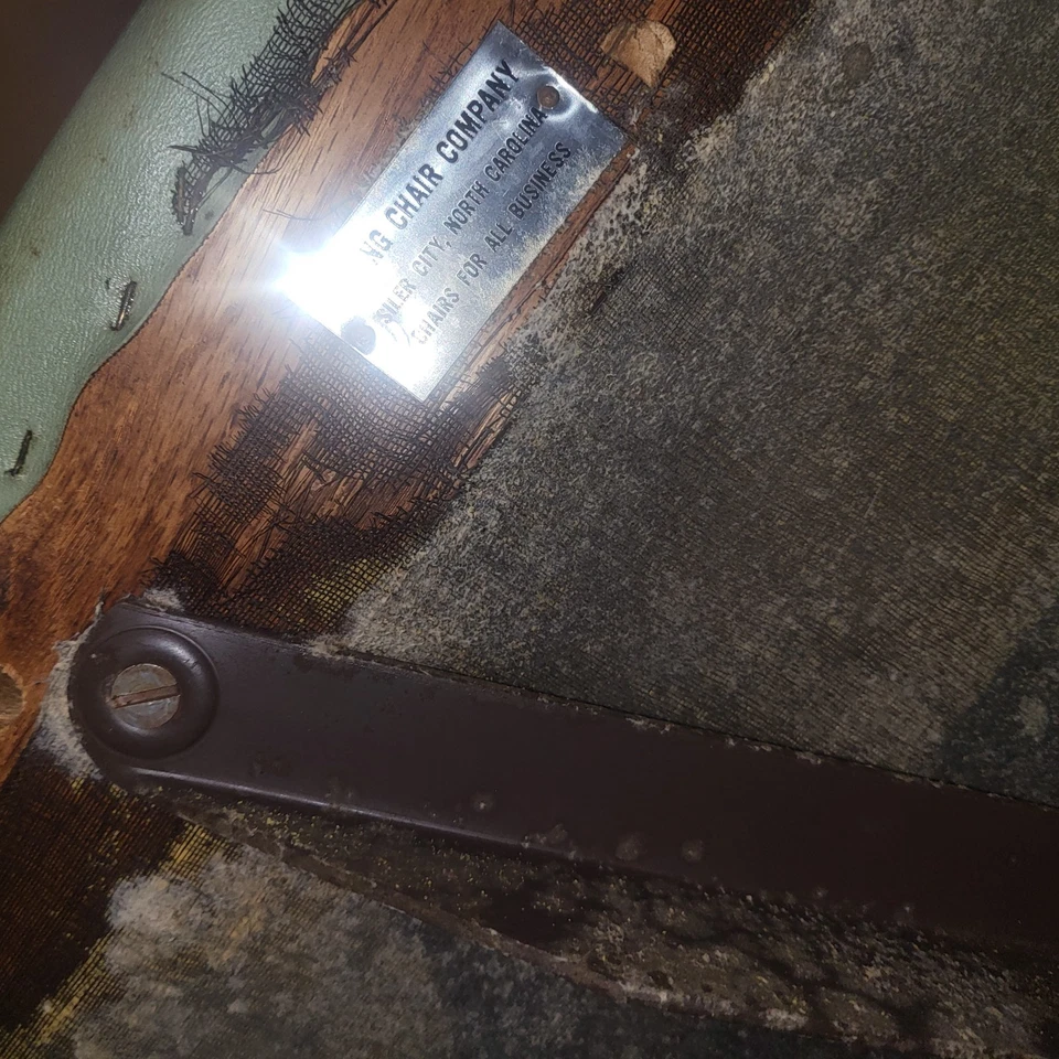 Vintage ALMA Desk / Office Swivel Chair Company Mid-Century Modern Chair - Image 4 of 4