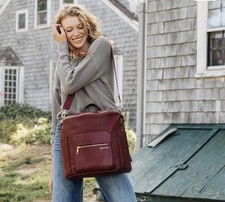 Fawn Design Diaper Bag and Backpack Color: Burgundy