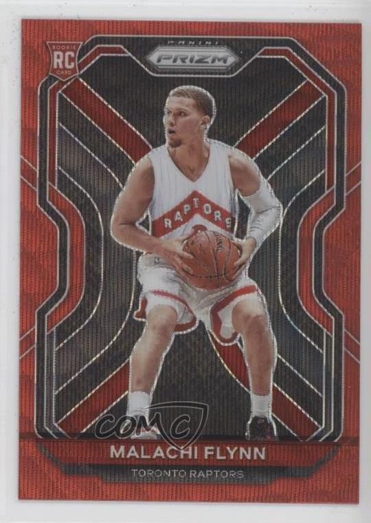 2020-21 Panini Prizm Ruby Wave Prizm Malachi Flynn #287 3a3