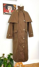 BARBOUR x ALEXA CHUNG Tan Elizabeth Wachsjacke UK 8 EU 34 USA 4 Small Trench