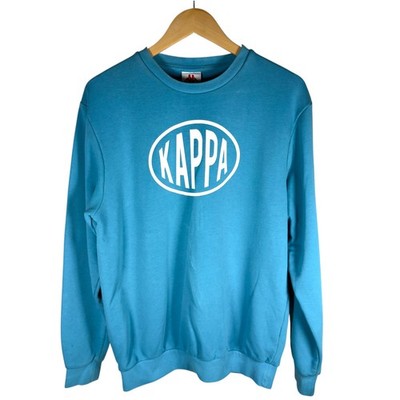 Kappa Big Spellout Logo Crewneck Sweatshirt Men s L - Preppy Urban Streetwear