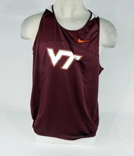 2009 Virginia Tech Hokies Game Issued Maroon Jersey Cross Country Track 2XL 2