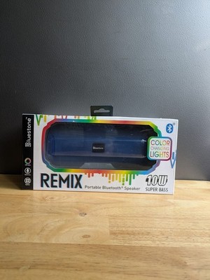 Bluestone Remix Portable Bluetooth Speaker Color Charging Lights, 10W Super Bass