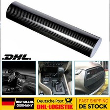 152 x 50cm 5D Selbstklebend Carbon Folie Auto KFZ Klebe Folie Glanz Matt Schwarz