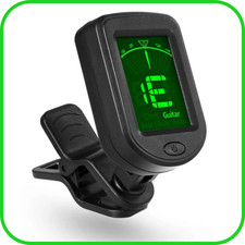 Clip On Electronic Tuner for Guitar Bass Ukulele Violin Mandolin Banjo