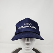 Vintage Ford Order To Delivery 90s Snapback Hat Logo Used FAST SHIPPING