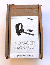 Plantronics Poly Voyager 5200 UC Bluetooth Headset - Complete Set In Box