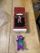 HALLMARK Keepsake 1994 BARNEY The Purple Dinosaur Skating CHRISTMAS ORNAMENT