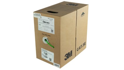 Corning Kabel U/FTP, kat. 6, LS0H, CPR Dca, Czarny, box 305m