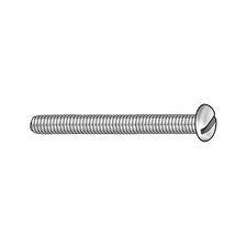 GRAINGER APPROVED 6GY80 MS,M2.5-0.45,Zinc Plated,10mm,100PK 6GY80