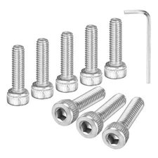 50-Pack M4 x 14mm Hex Socket Head Cap Screws Bolts with Hex Wrench for Repair