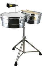 14 inch. and 15 inch. Chrome Shell Timbales