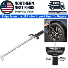 Powerbuilt 1/2-Inch Drive Needle Torque Wrench, 0 to 140 Ft. Lbs 1/2" Drive