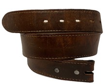 Brown Leather Belt Unbranded No Buckle