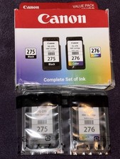 Canon PG-275/CL-276 ValuePack Black/Color Ink Cartridges-Factory Sealed-Open Box