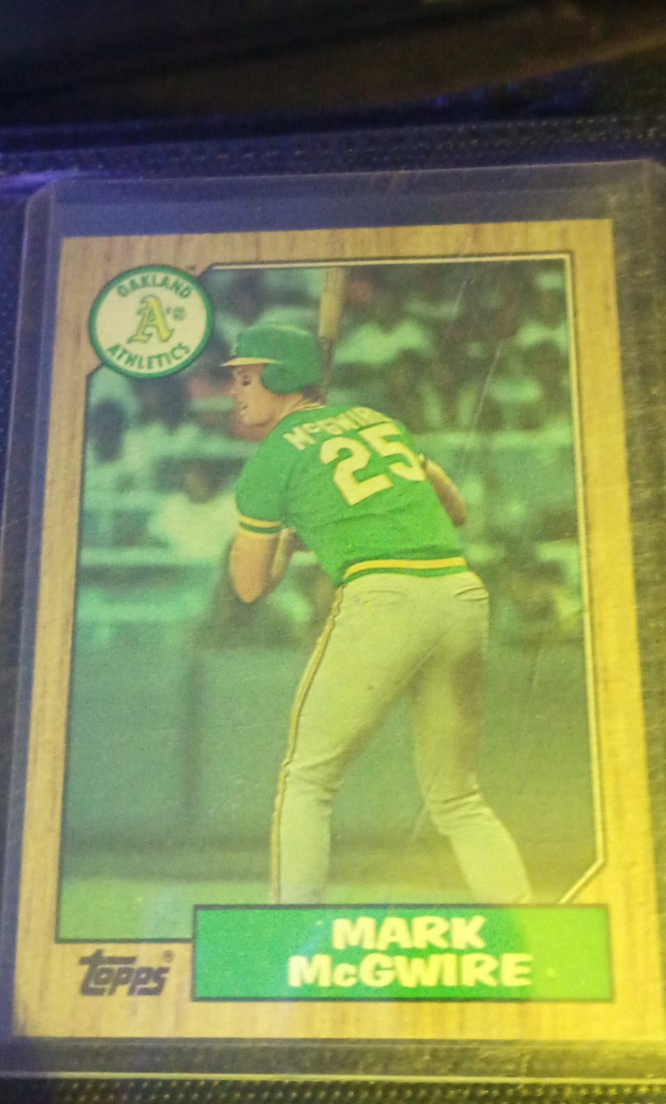 1987 Topps - Mark McGwire #366 Tiffany