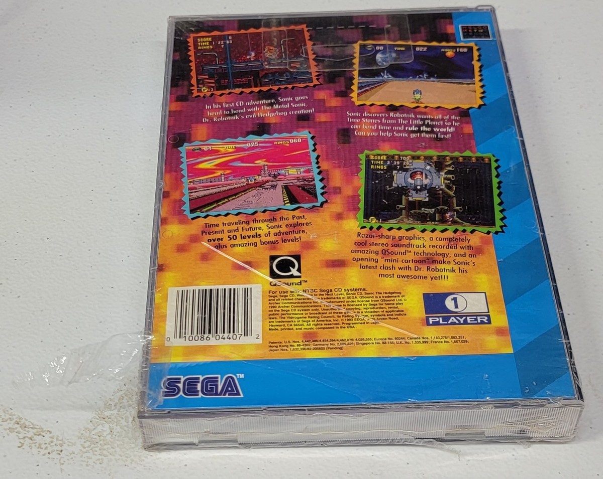 Sonic CD ( SEGA CD ) [FACTORY SEALED] | eBay