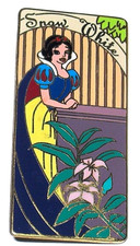 LE Disney Auctions Pin Snow White Art Nouveau Princess Flowers Original Dress