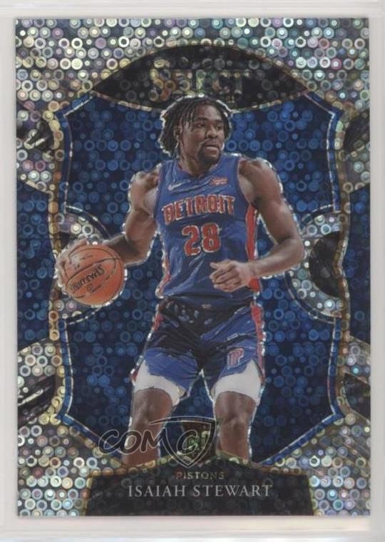 2020-21 Panini Select Concourse Disco Prizm Isaiah Stewart #76 e6q