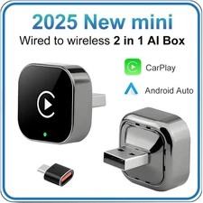 2025 USB Wireless CarPlay Adapter For iPhone Apple Wireless Dongle Plug ＆Play