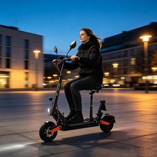Falten E-Scooter mit Straßenzulassung 45km/h offroad Elektroroller NFC Joyor S8E – Bild 2