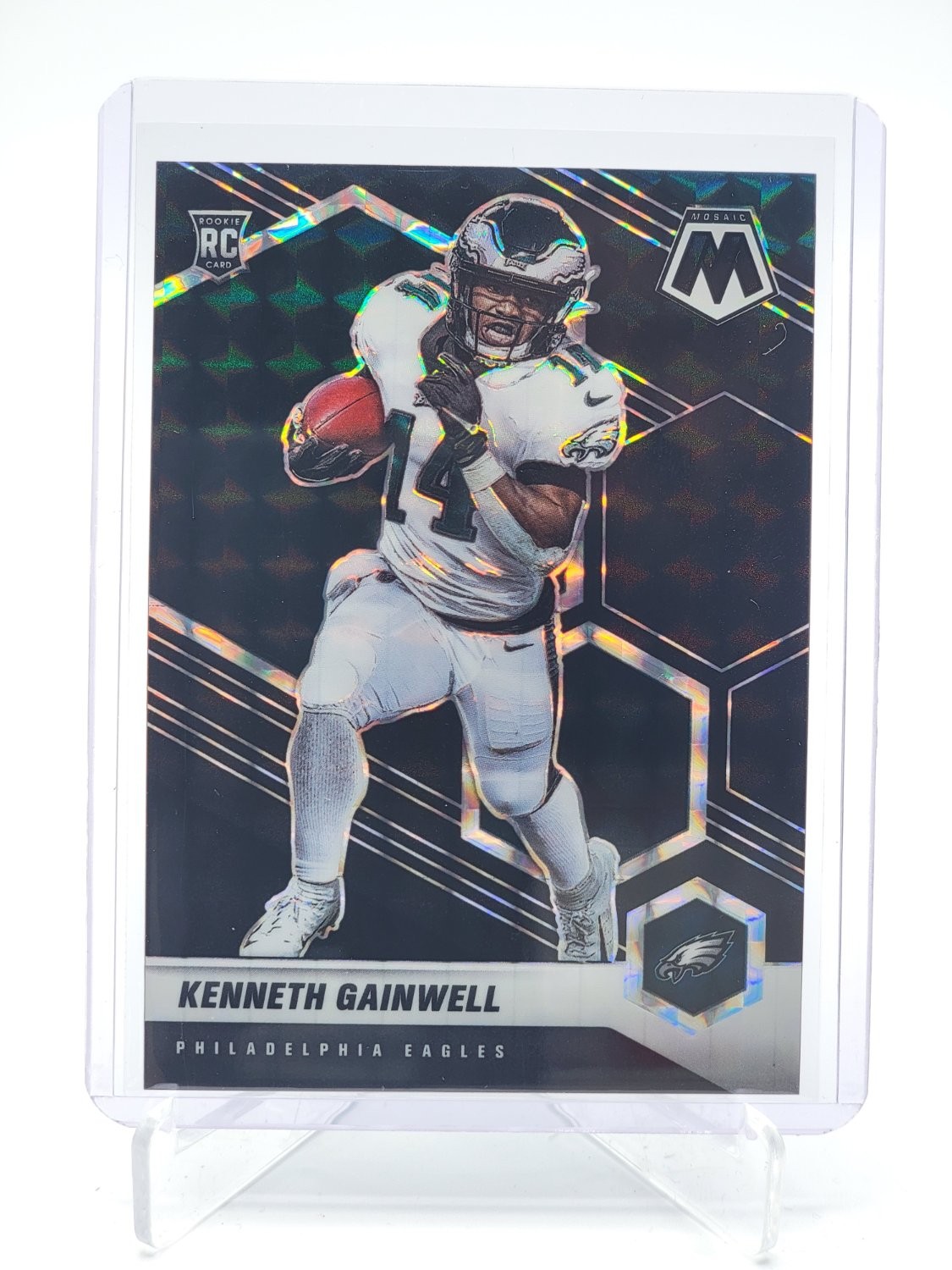 Kenneth Gainwell Panini Mosaic #339 Black Mosaic