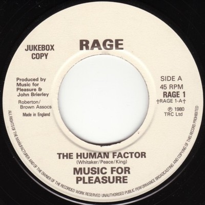 Music For Pleasure - The Human Factor (7'', Juk)