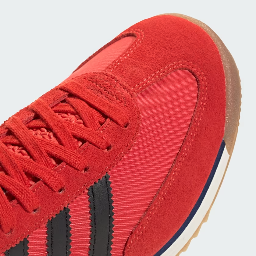 Adidas SL 72 RS Mens Red Black White Blue Gum Bottom Sneaker