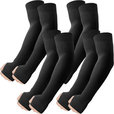 Arm Sleeves with Thumb Hole, Cooling UV Protection Compression Tattoo Cover up f