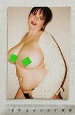 aus Sammlung Foto Bild Kunst Erotik Akt Frau Mit Großer Brust Busen 12,5x8,5 cm