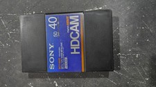 Sony BCT-40HD HDCam Videocassette 40 Min Digital HDVS
