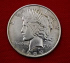 1927 D Silver Peace Dollar EF