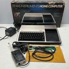 TESTED Texas Instruments Ti-99/4A Complete in Box Vintage Home Computer Tested