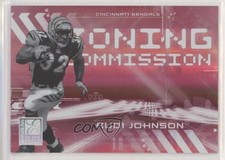 2006 Donruss Elite Zoning Commission Red 223/250 Rudi Johnson #ZC-32 s5j