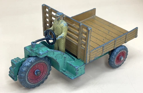 Dinky Toys 27G Motocart With Driver 1950s Vintage Farm Diecast Meccano