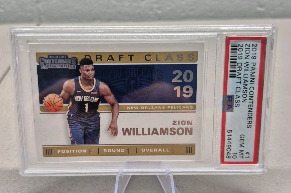 2019-20 Panini Contenders - 2019 Draft Class Contenders Zion Williamson #1 (RC)