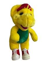 BJ from Barney Friends 1994 Vintage Dinosaur Plush w/ Shoes Hat Lyons Group