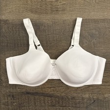 Vanity Fair Women's Full Figure Beauty Back Smoothing Bra White 44D