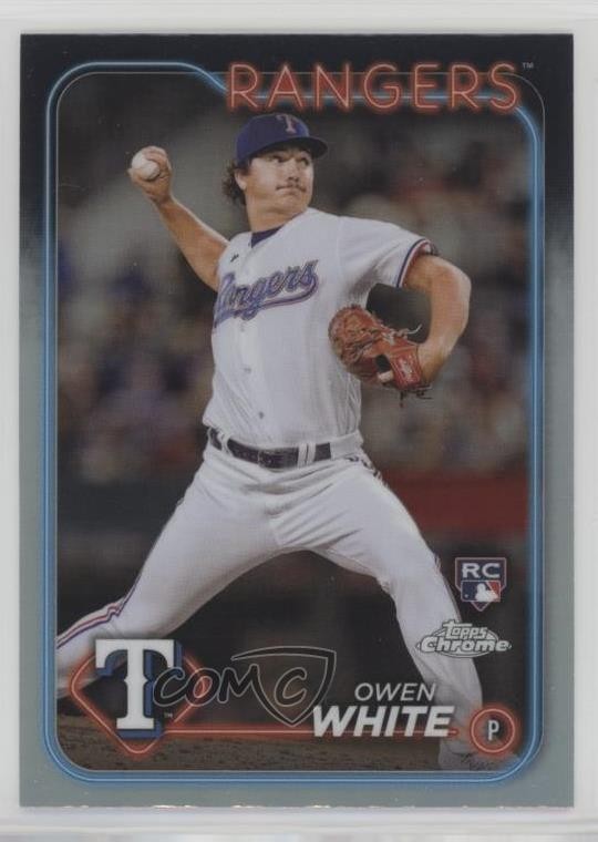 2024 Topps Chrome Refractor Owen White #211 16mi