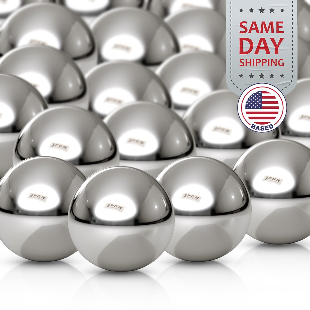 (50) 1/4" Inch Chrome Steel Bearing Balls (G25 Precision - AISI 52100)